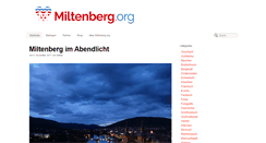 Desktop Screenshot of miltenberg.org